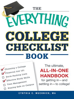cover image of The Everything College Checklist Book